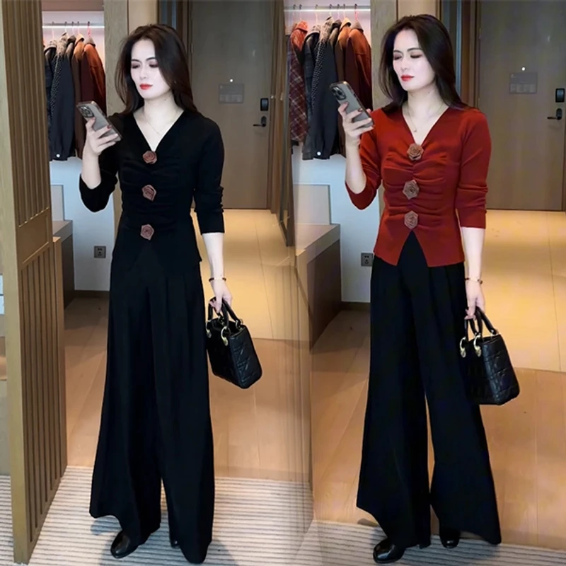 春秋显瘦T恤小众设计感袖洋气时尚减龄上衣