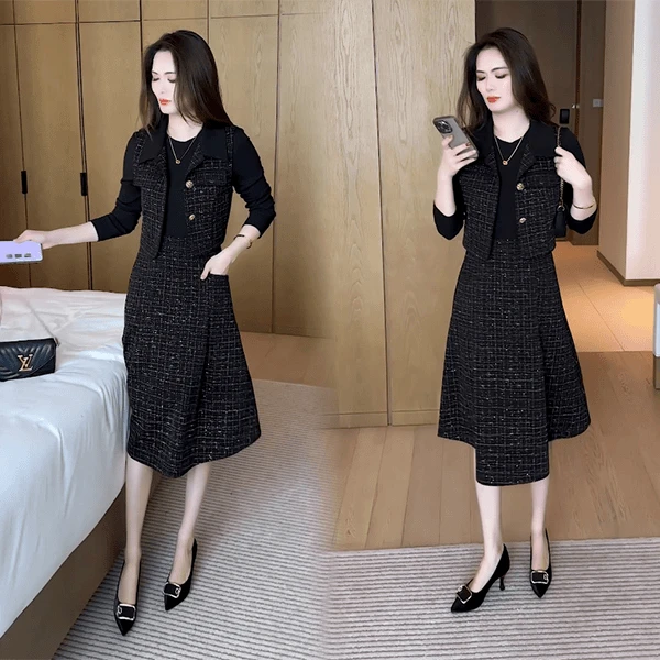 秋季新款套裙气质显瘦时尚洋气休闲时尚减龄套装长袖