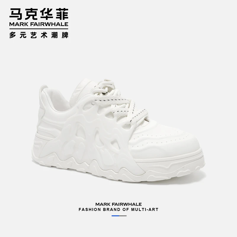 马克华菲2025设计师款火焰山老爹鞋运动小白鞋潮鞋男夏季百搭透气