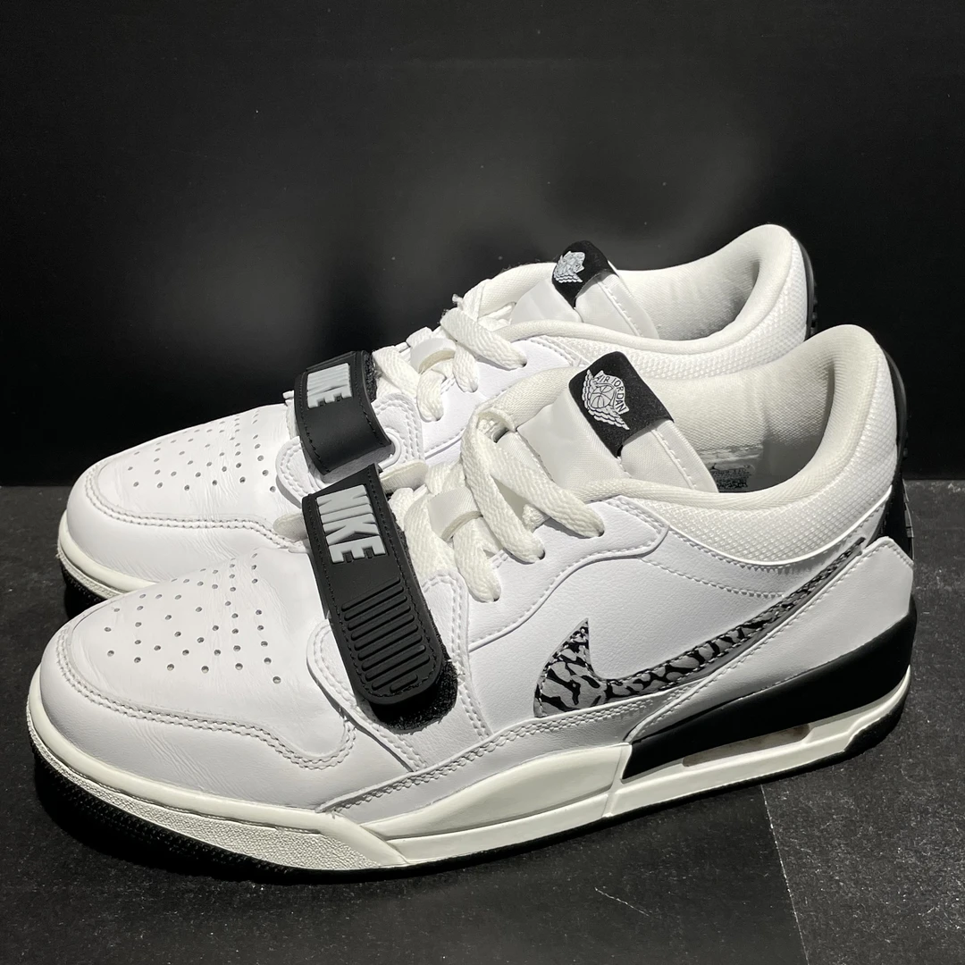 40.5码255内长｜正品98新 AJ312 黑白 熊猫 爆裂 复古篮球鞋