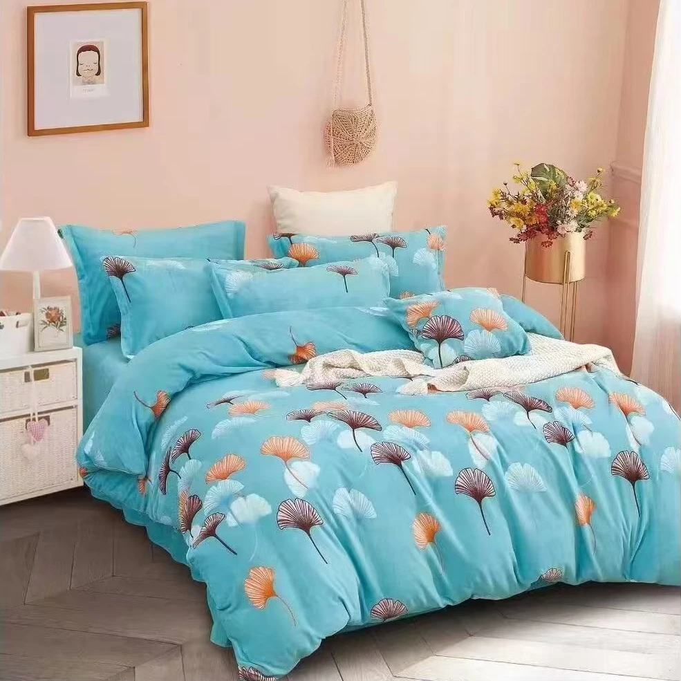 牛奶绒银杏叶被罩【阿佛专属】