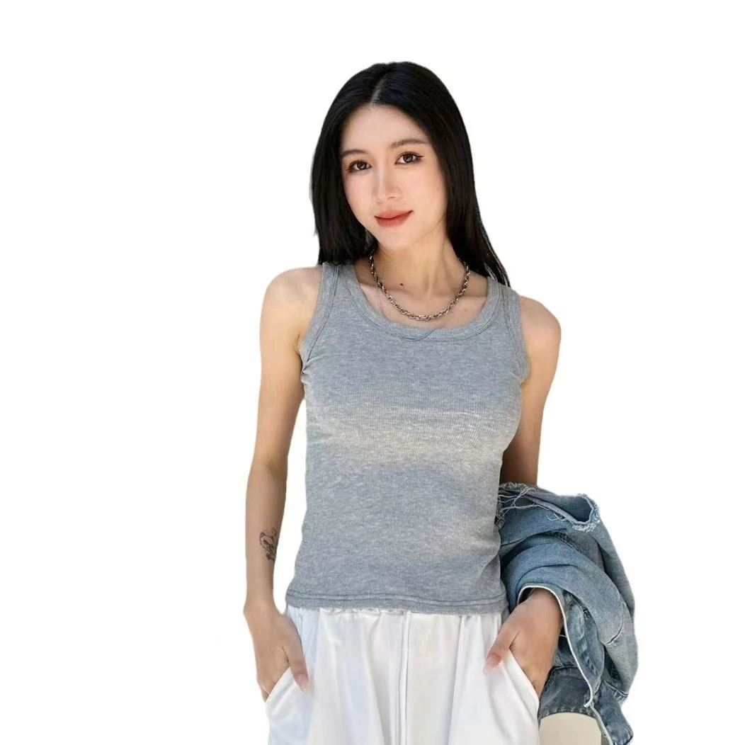 继云云女装上新季时尚休闲百搭打底女士外穿纯色无袖（2~3）