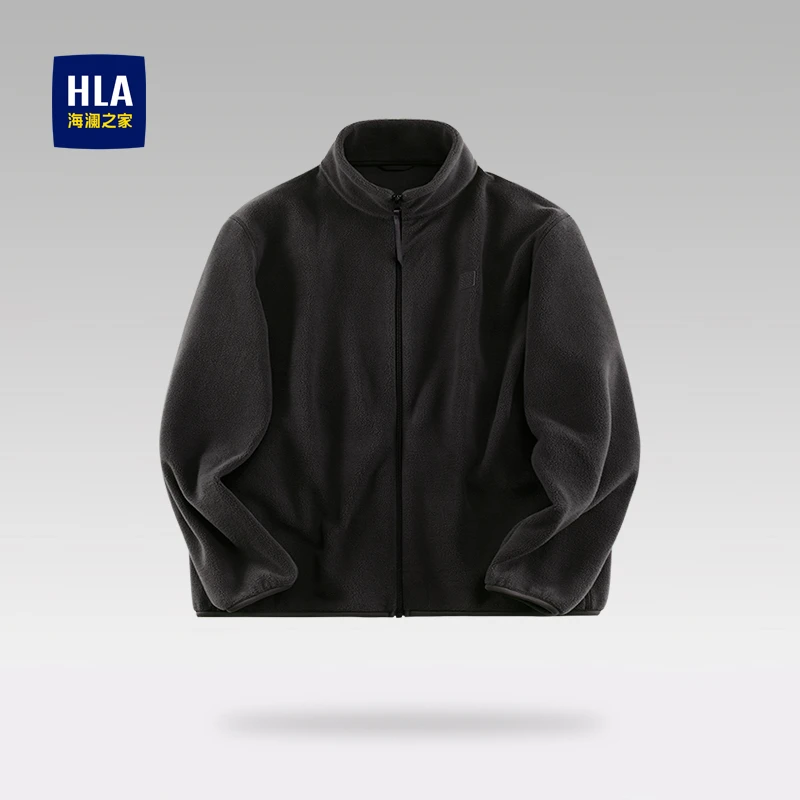 HLA/海澜之家休闲男外套男士时尚休闲户外男30-45岁上档次短袖