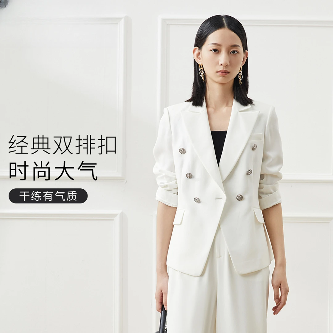 【年终福利】赢智尚干练提气经典双排扣冰凉感面料西装ZA01801