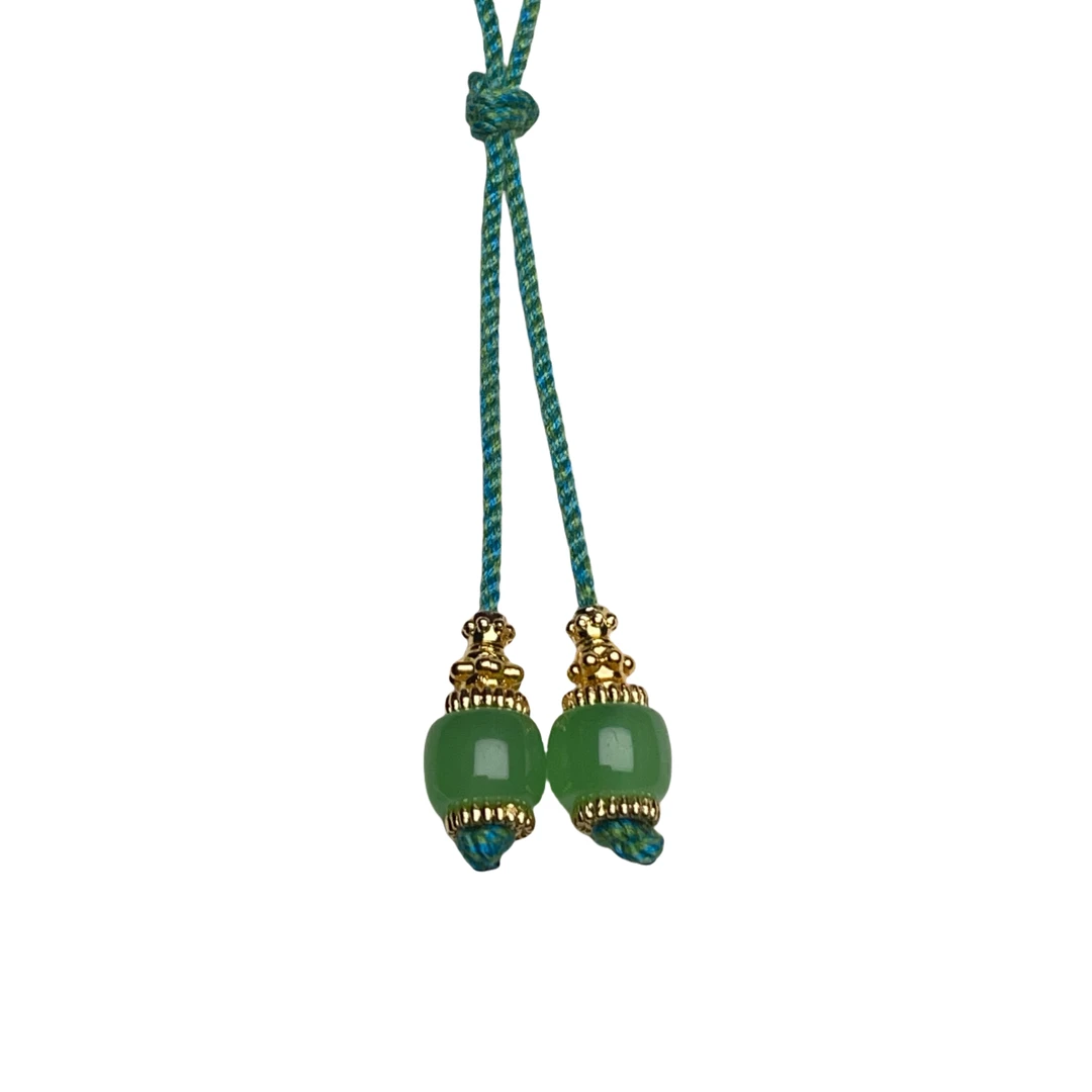 112号新款碧绿第子珠配饰上新