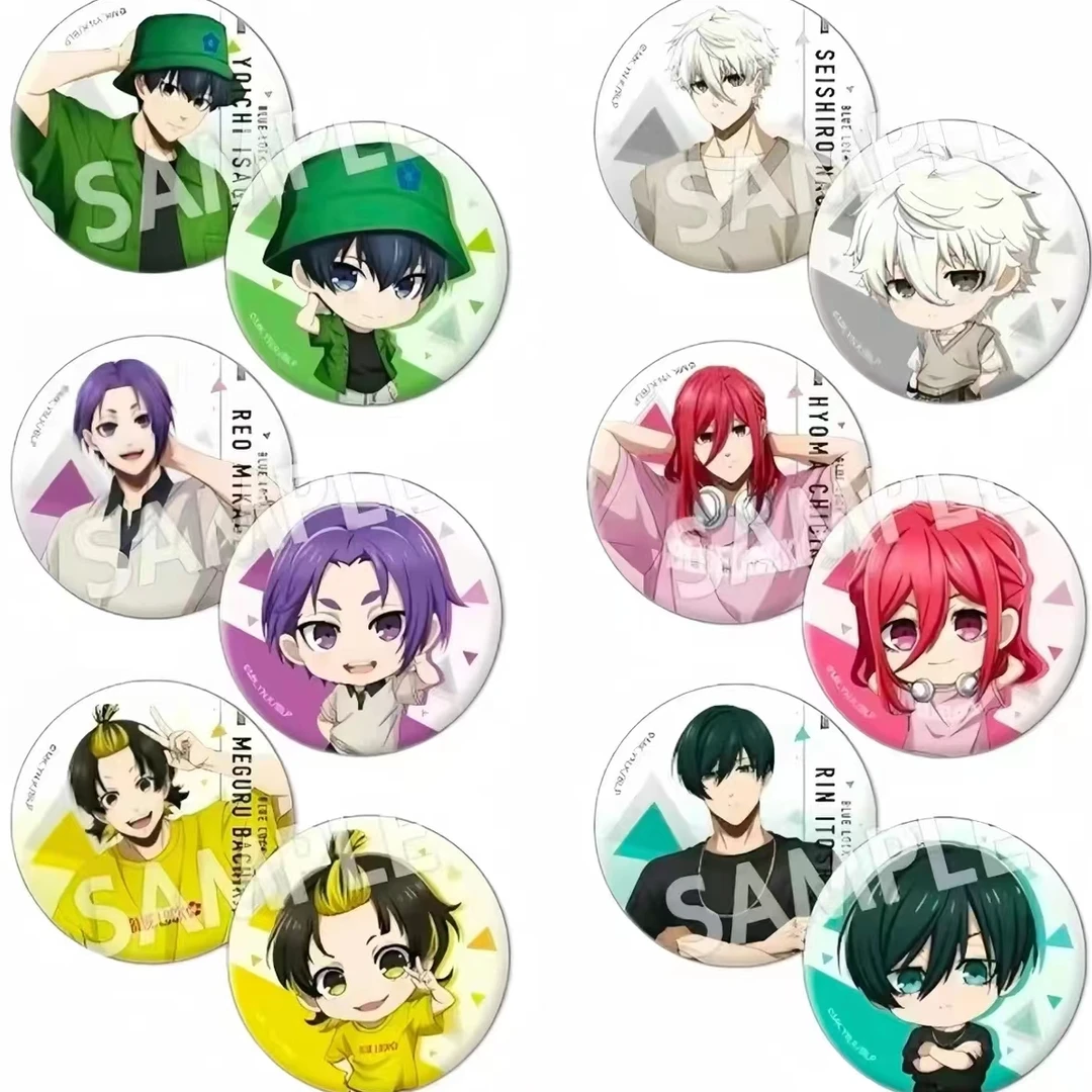 （代拆）蓝锁大解剖展限定吧唧徽章（一包两枚）