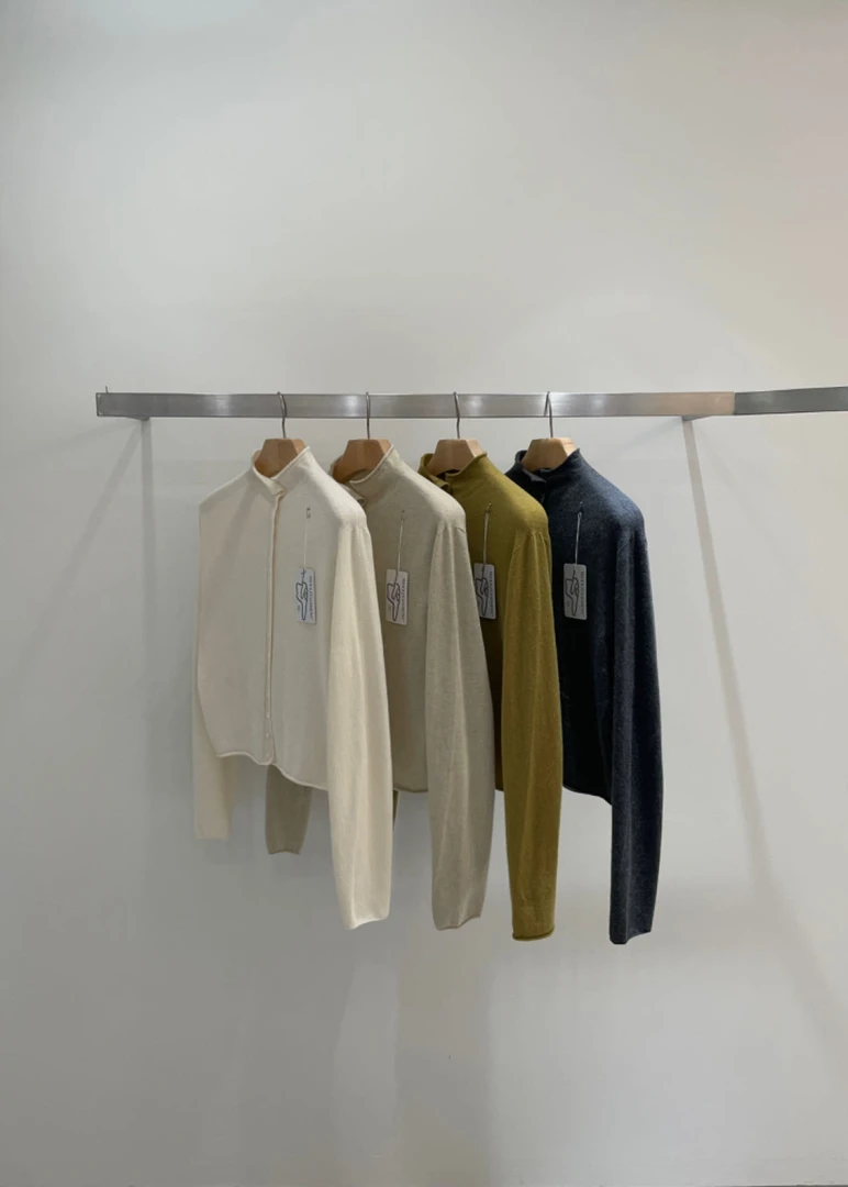 【L韩国东大门精选】秋季新款带扣毛衣长袖