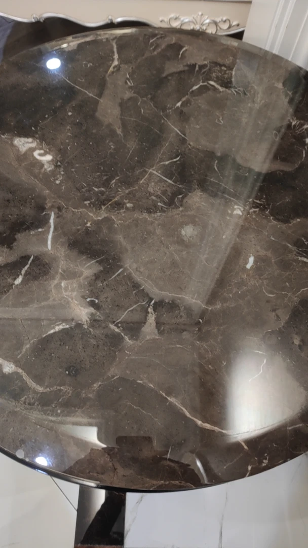 轻奢大理石圆几实用