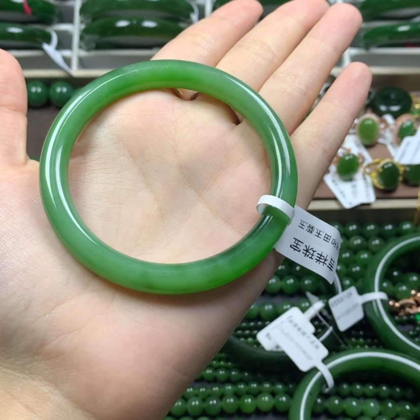 【闪购商品】和田玉(碧玉)手镯未镶嵌57