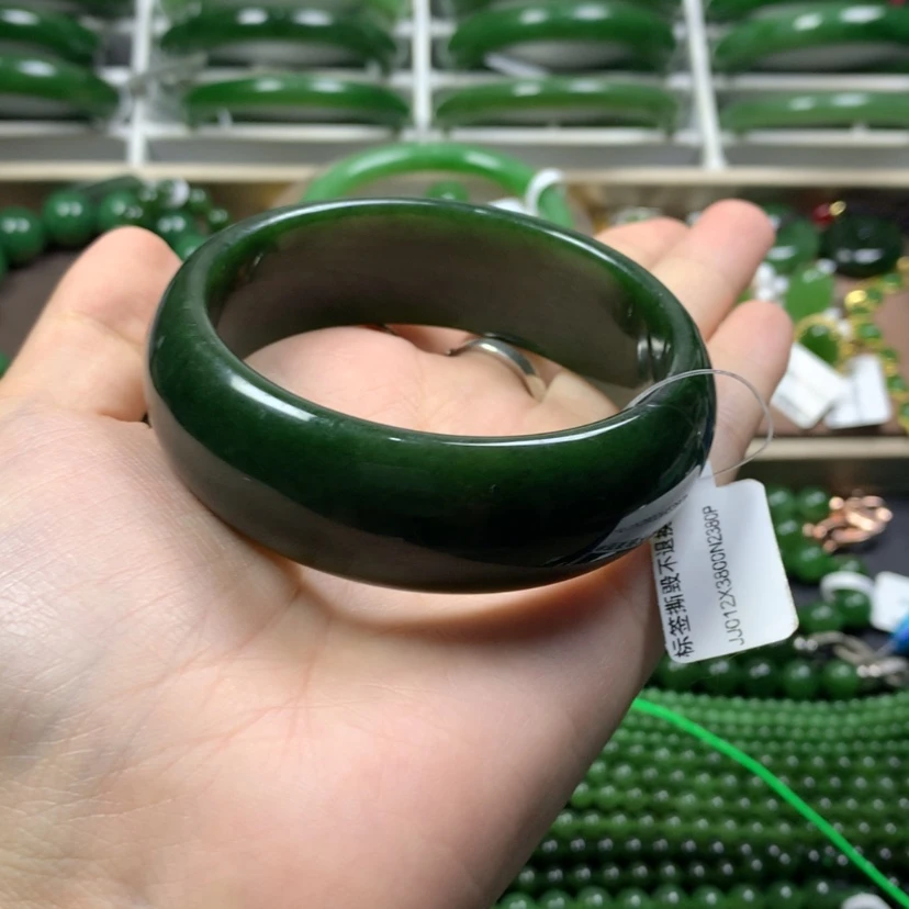 【闪购商品】和田玉（碧玉）手镯未镶嵌58