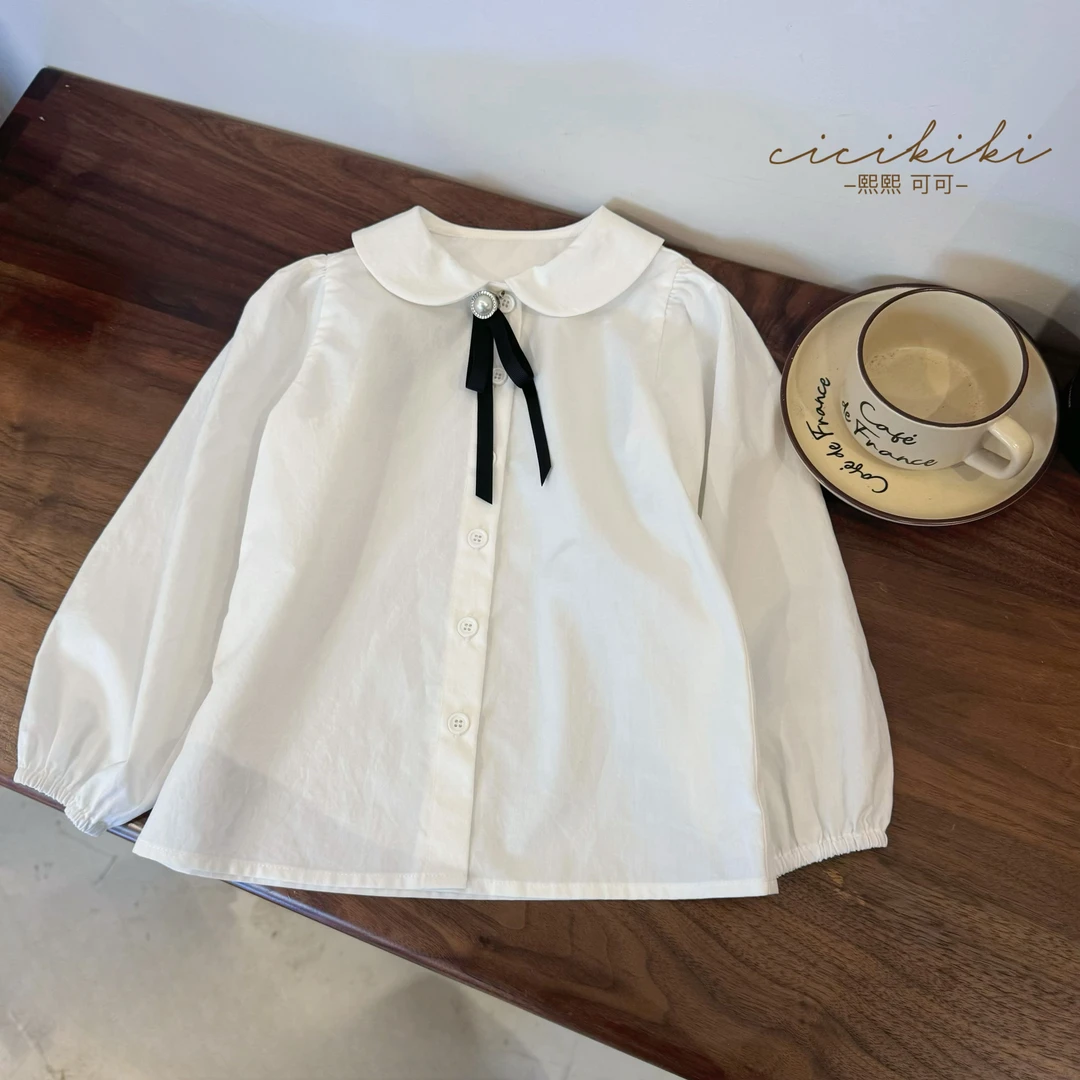 m【玛汀】儿童童装春夏时尚百搭洋气长袖衬衫熙熙可可CS2507