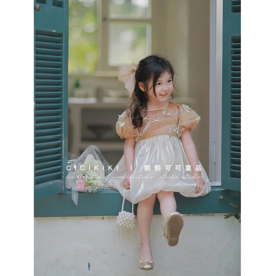 现货【甜心派对】女童夏季新洋气蓬蓬纱裙熙熙可可LYQ2308