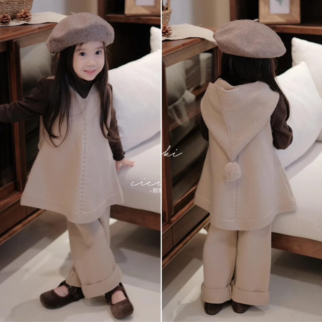 【乔菲亚】儿童童装秋冬时尚洋气百搭连帽套装 熙熙可可TZ2432