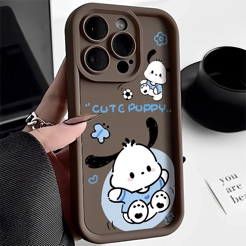 彩绘适用苹果15promax卡通帕恰狗17高级感创意可爱iPhone16promax