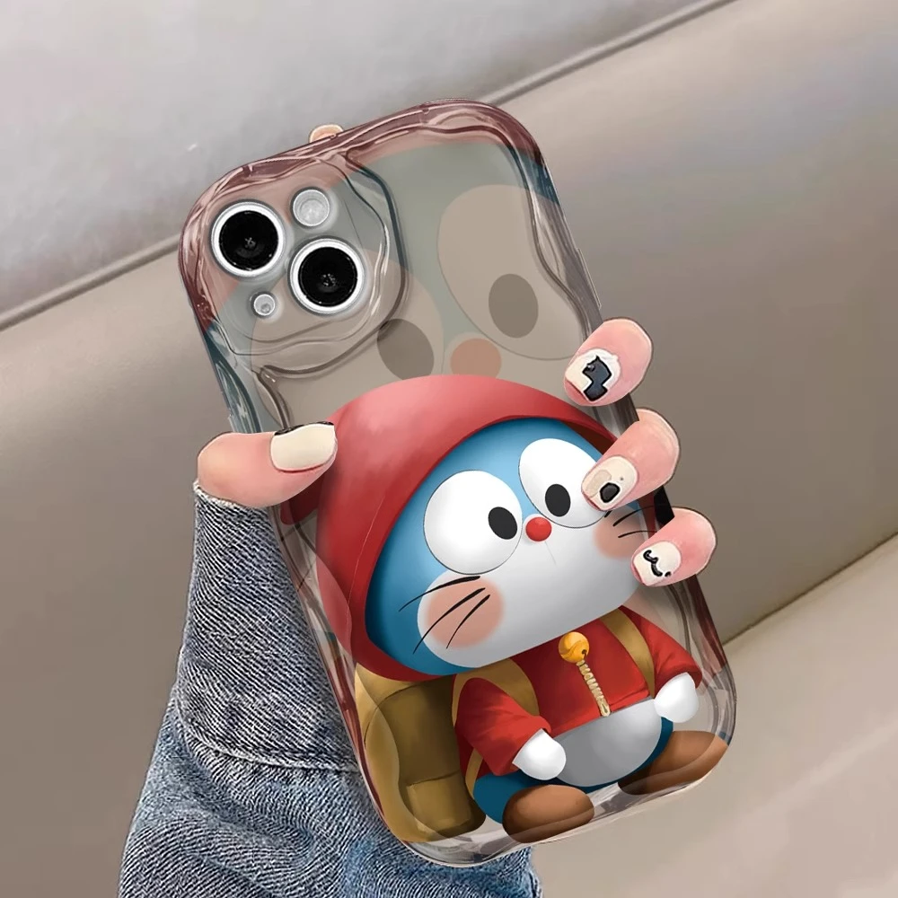 适用苹果15Promax手机壳iPhone14可爱叮当猫13卡通12网红16promax