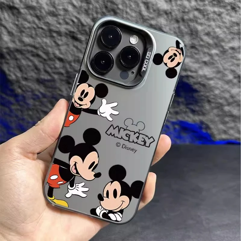 适用苹果15promax手机壳彩绘iphone14高级感17pro米奇卡16promax