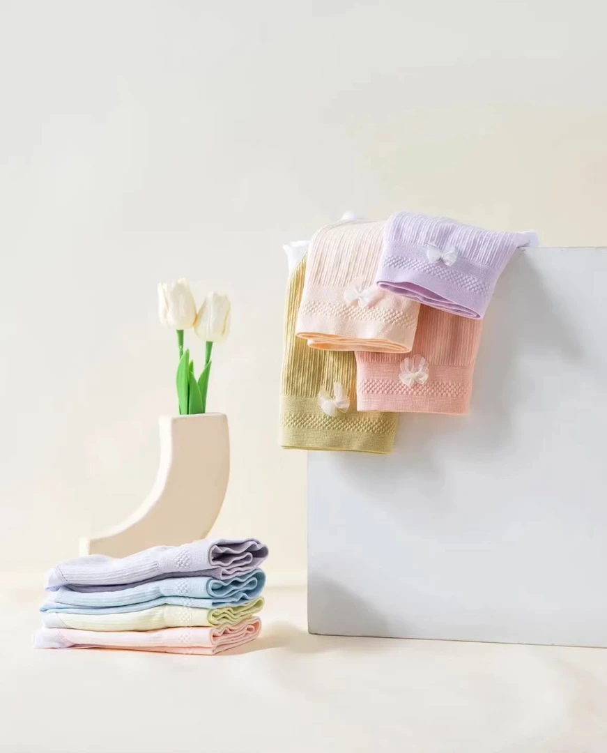 （8条装）新款中高腰蝴蝶结舒适无痕透气大包臀女士内裤三角裤