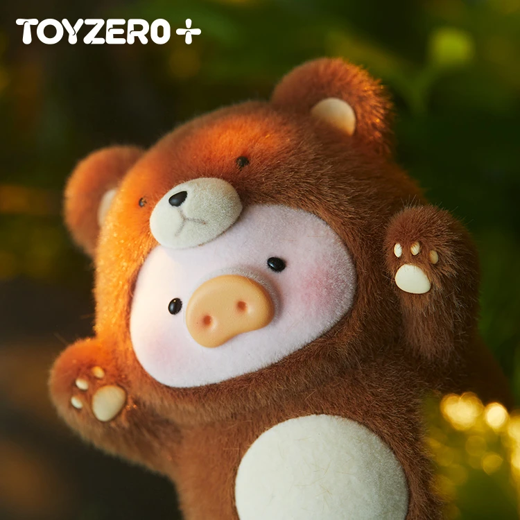 TOYZEROPLUS罐头猪LuLu猪熊出没吊卡潮玩玩具可爱手办摆件