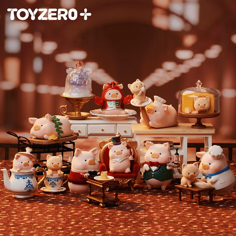 TOYZEROPLUS罐头猪LuLu五星餐厅系列盲盒潮玩礼物摆件礼物可爱