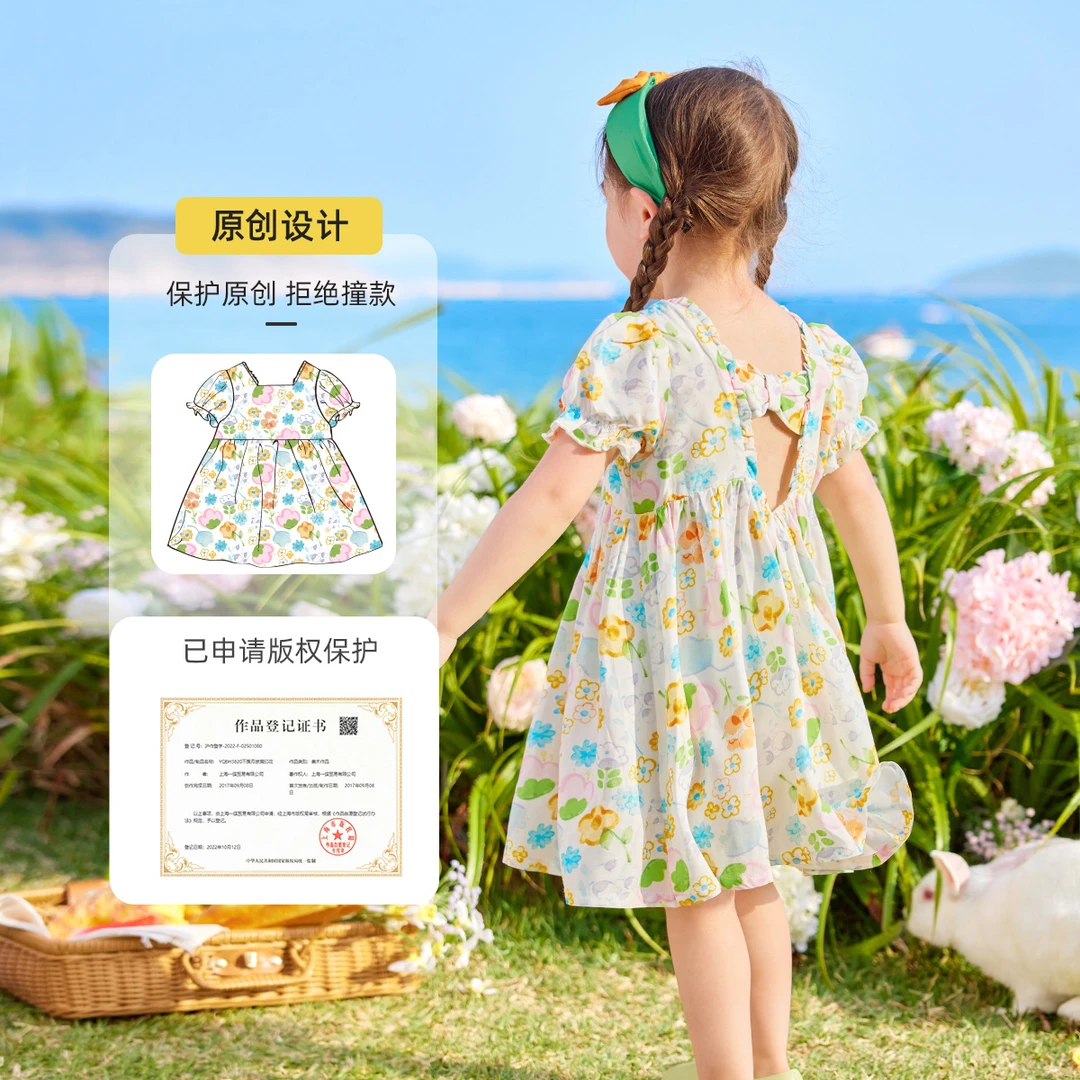 女童连衣裙夏季宝宝公主裙夏装婴儿长裙儿童裙子纯棉夏款小童童装