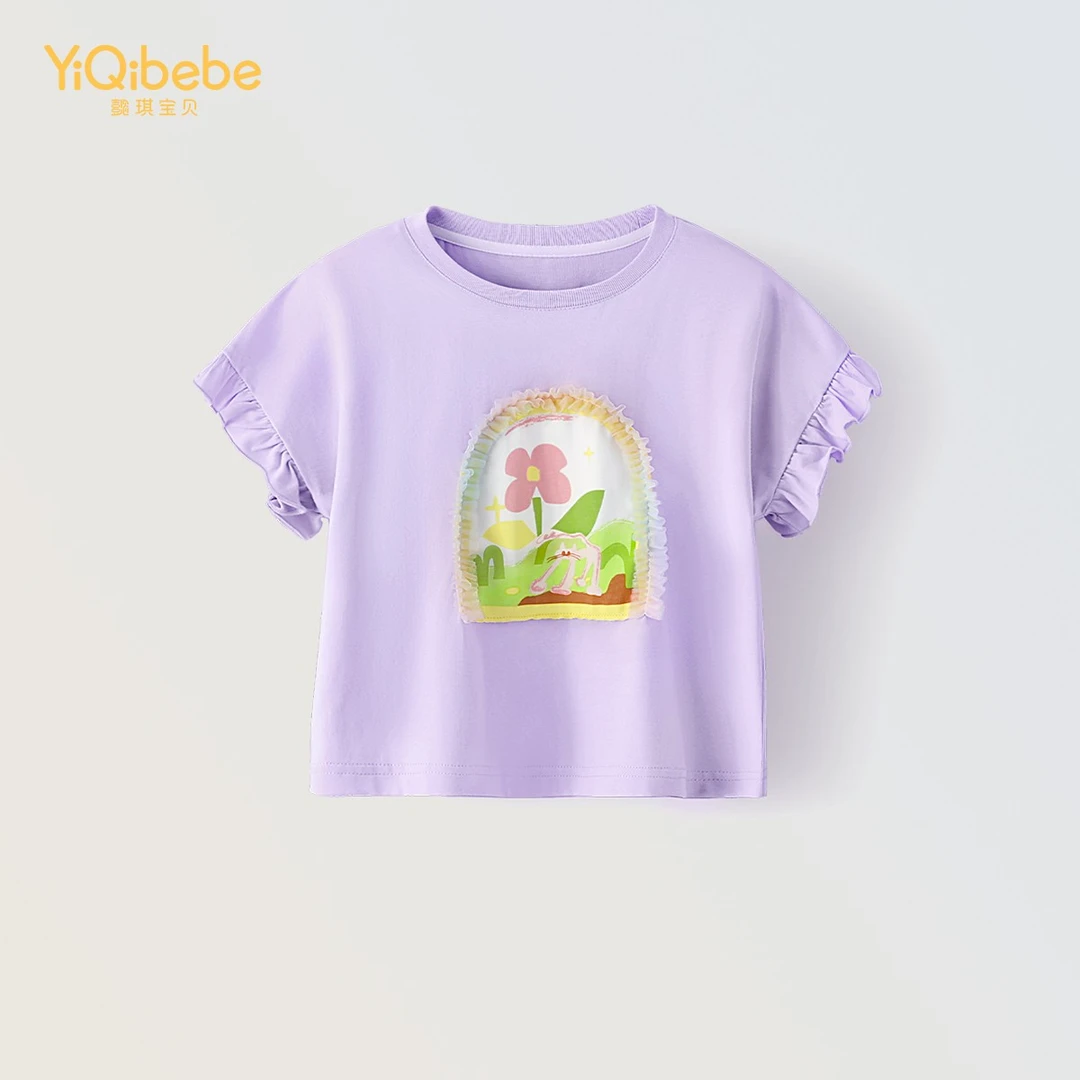 【设计师款】女童短袖夏款婴儿新款上衣宝宝薄款衣服儿童童装夏季