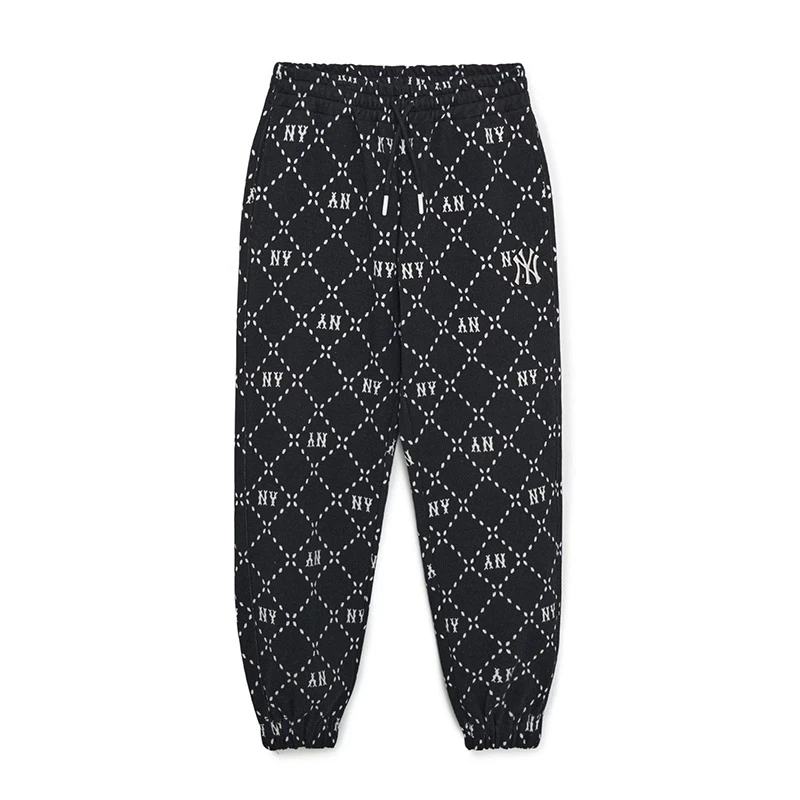 MLB【商场同款】儿童潮流老花满百搭脚裤印花时尚长裤新款7APTMD134