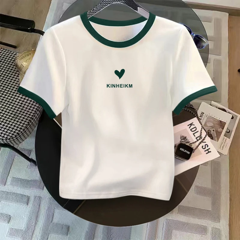 十三行女装欧货2025新款短袖t恤夏季时尚小众设计感独特别致上衣