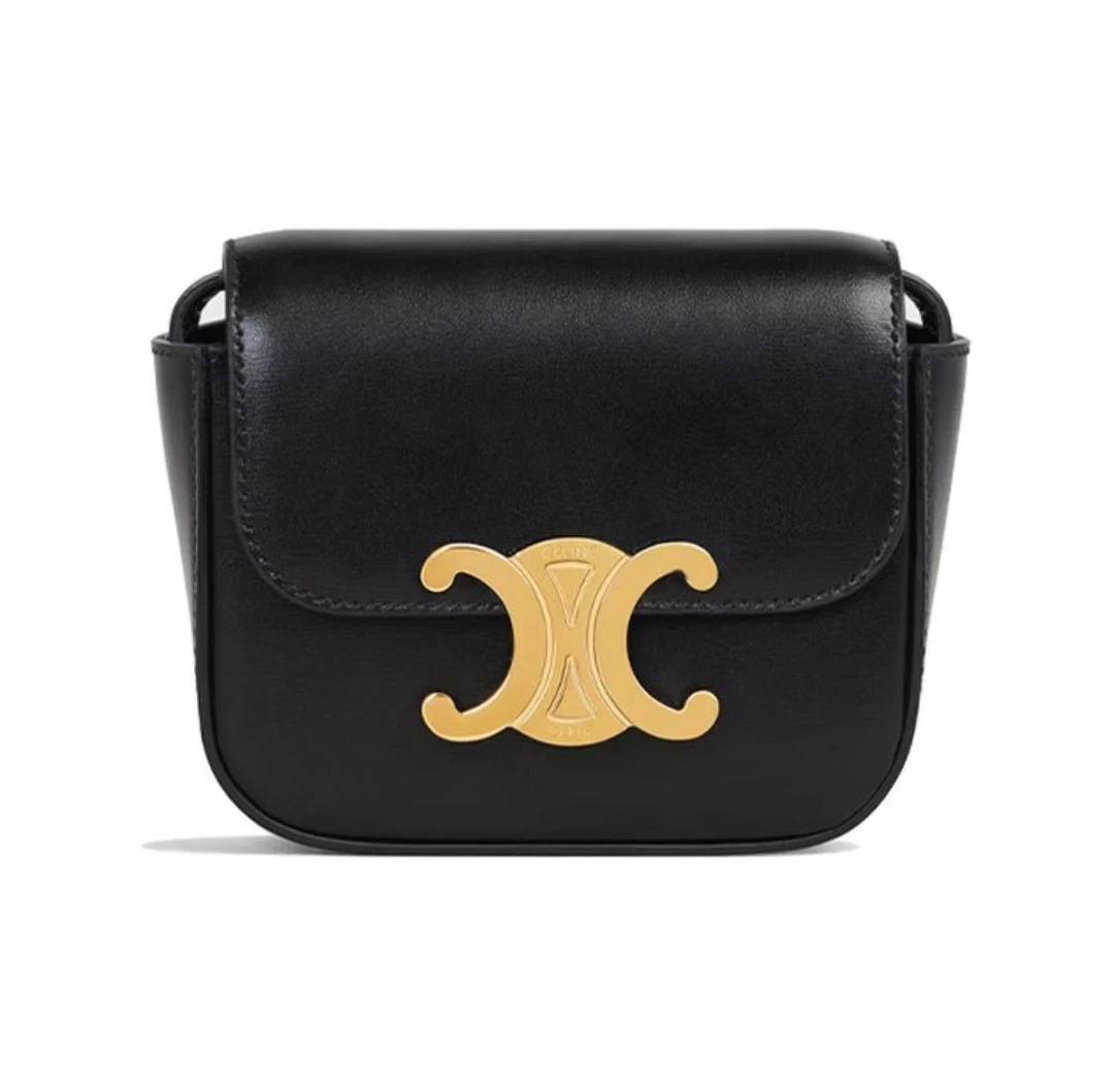 99新 Celine/思琳 云朵奢品/赛琳 triomphe 斜挎包 mini/98新