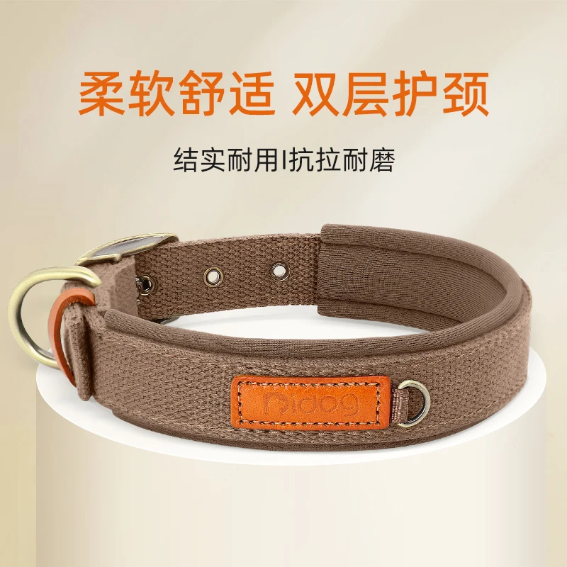 宠物狗狗遛狗大型狗脖圈金毛柯基拉布拉多颈圈狗圈脖套小狗狗遛狗