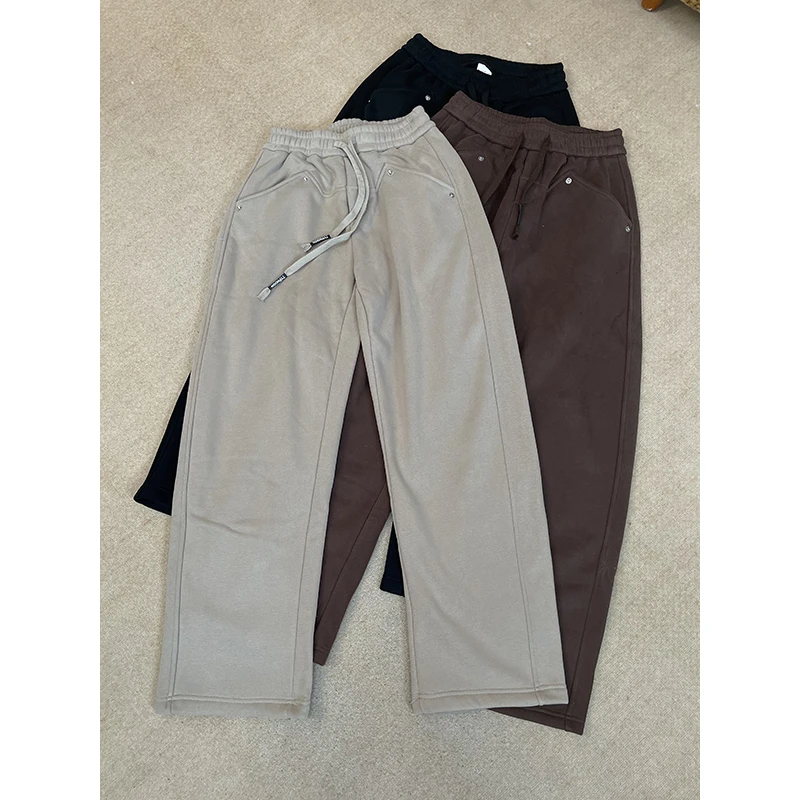 DaoZi/丹丹 80630-抽绳加绒休闲裤