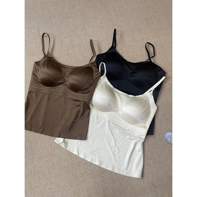 DaoZi/丹丹 64148-桑蚕丝吊带（有胸垫，不能拆）