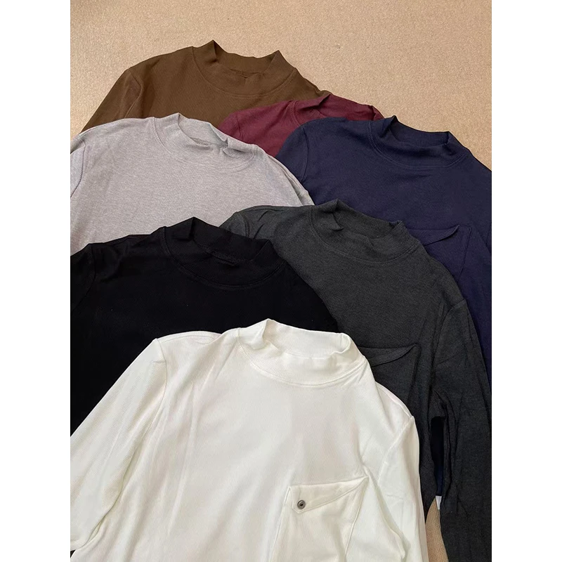 DaoZi/丹丹 5128-半高领T恤