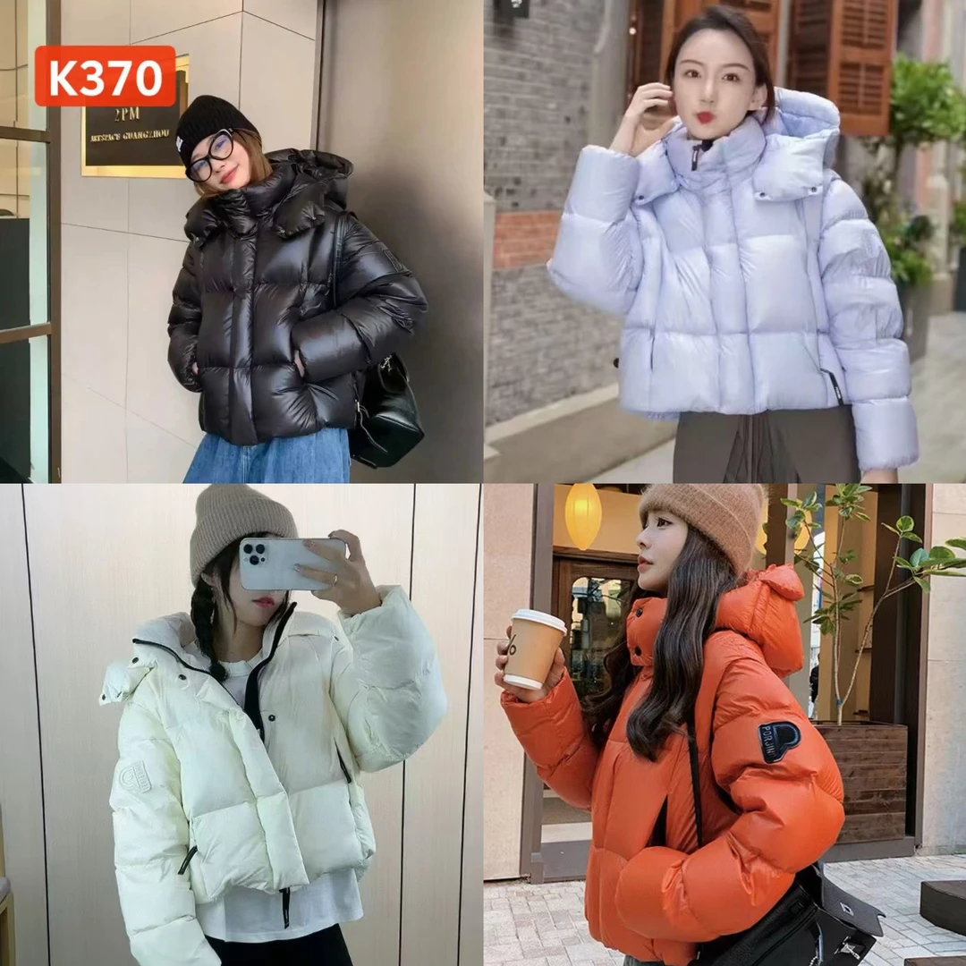 【525】白鸭 韩版百搭休闲百搭纯色外套 衣长60