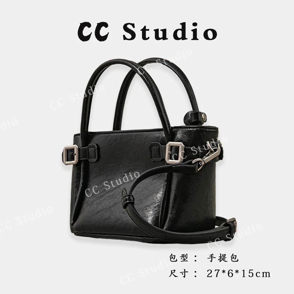 【尚恩CC】SK-82657-黑色-轻奢时尚简约百搭女士新款手提包