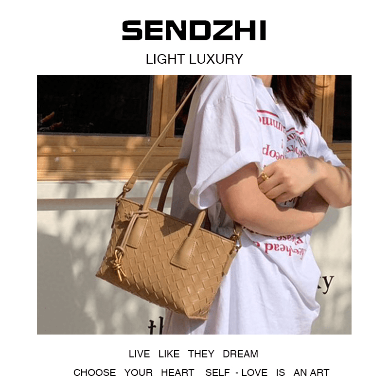 【尚恩CC】SK-91907-浅卡其-轻奢小众设计感时尚百搭ins女士包包