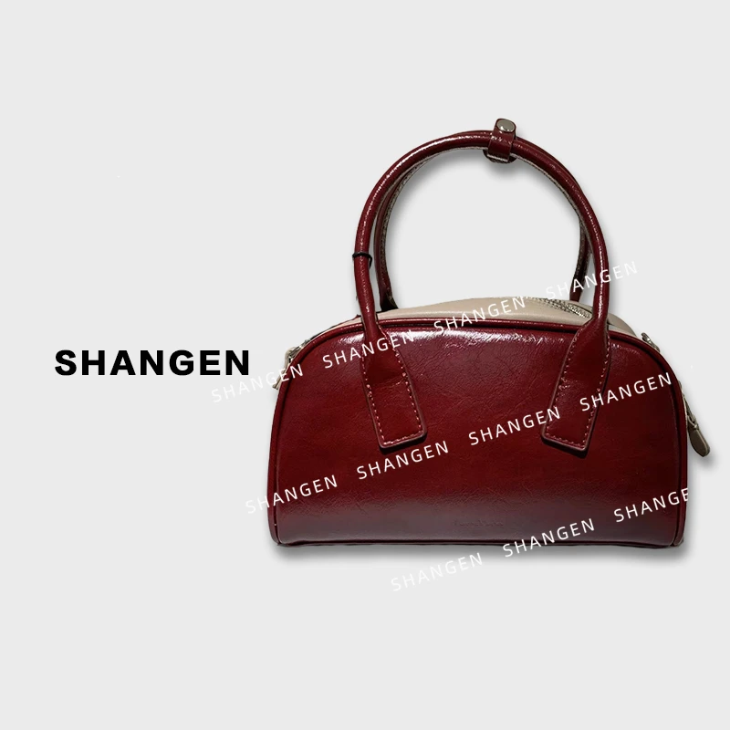 【尚恩CC】SK-92173-安可拉红-RAIN.CUN轻奢小众时尚女士包22*23*9