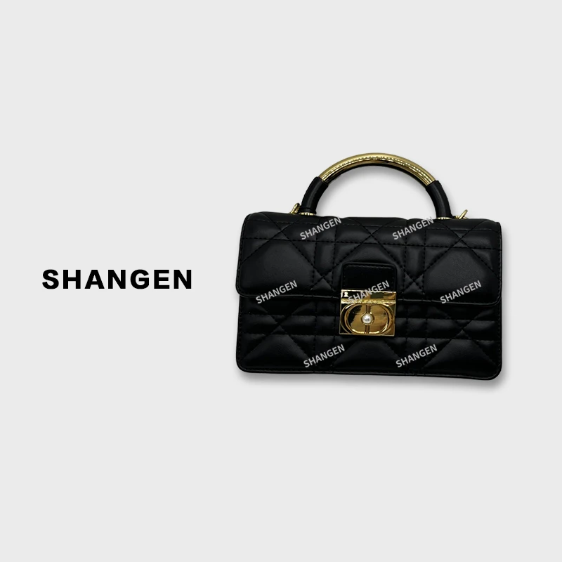 【尚恩CC】SKL-F6092-黑色-RAIN.CUN轻奢小众时尚女士包22*7*13