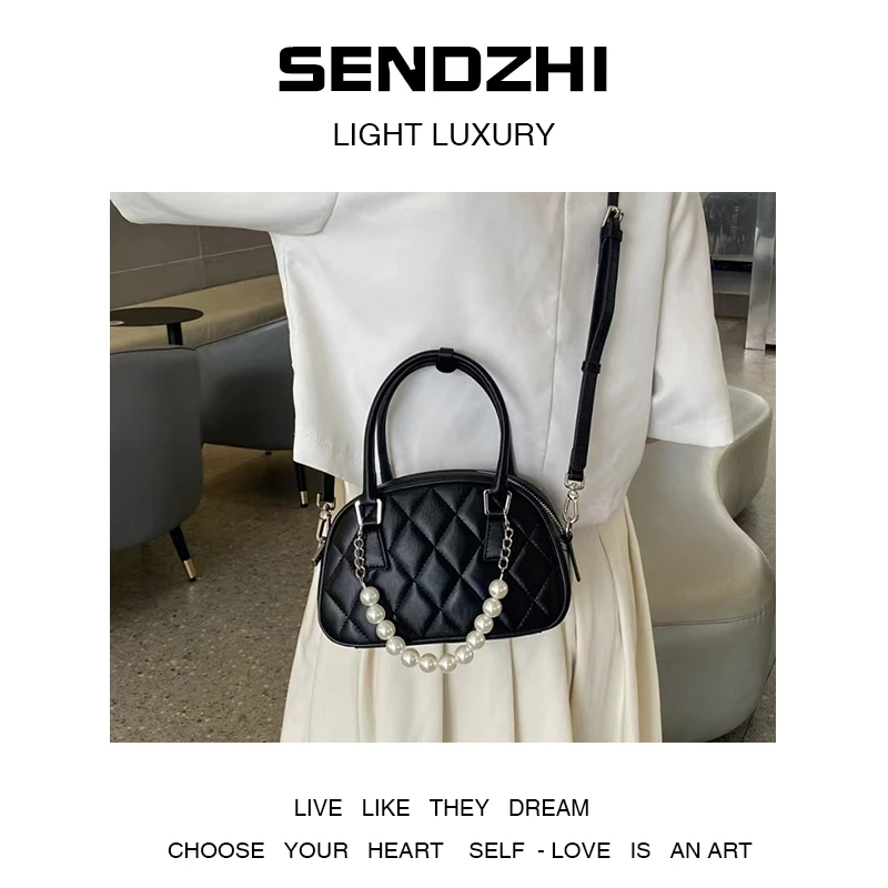 【尚恩CC】SKL-5196-黑色RAIN.CUN轻奢小众时尚百搭女士包