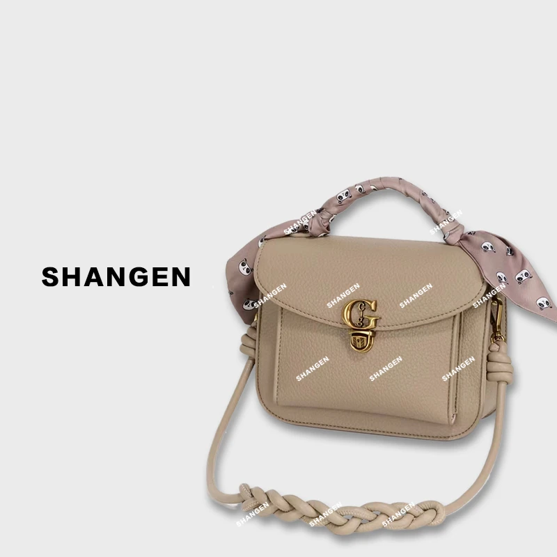 【尚恩CC】GQ-16363-沙茶色-RAIN.CUN轻奢小众时尚女士包21*8*17