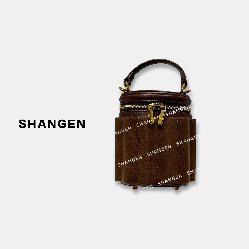 【尚恩CC】SK-62594-咖啡-RAIN.CUN轻奢小众时尚女士包14*24*11