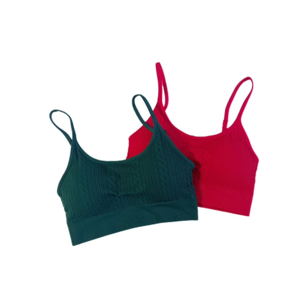 sd圣诞美背健身文胸速干美背运动内衣