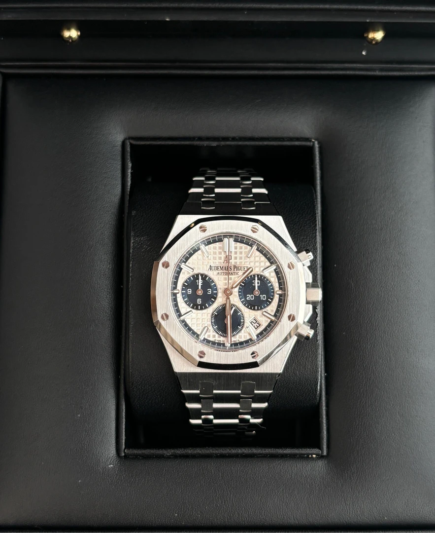 99新 Audemars Piguet/爱彼 离岸系列26315st蓝眼睛 21年全套