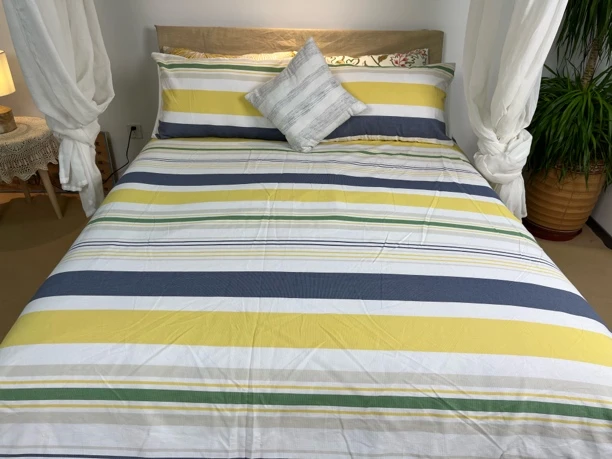 北欧风情床单枕套透气棉质布料