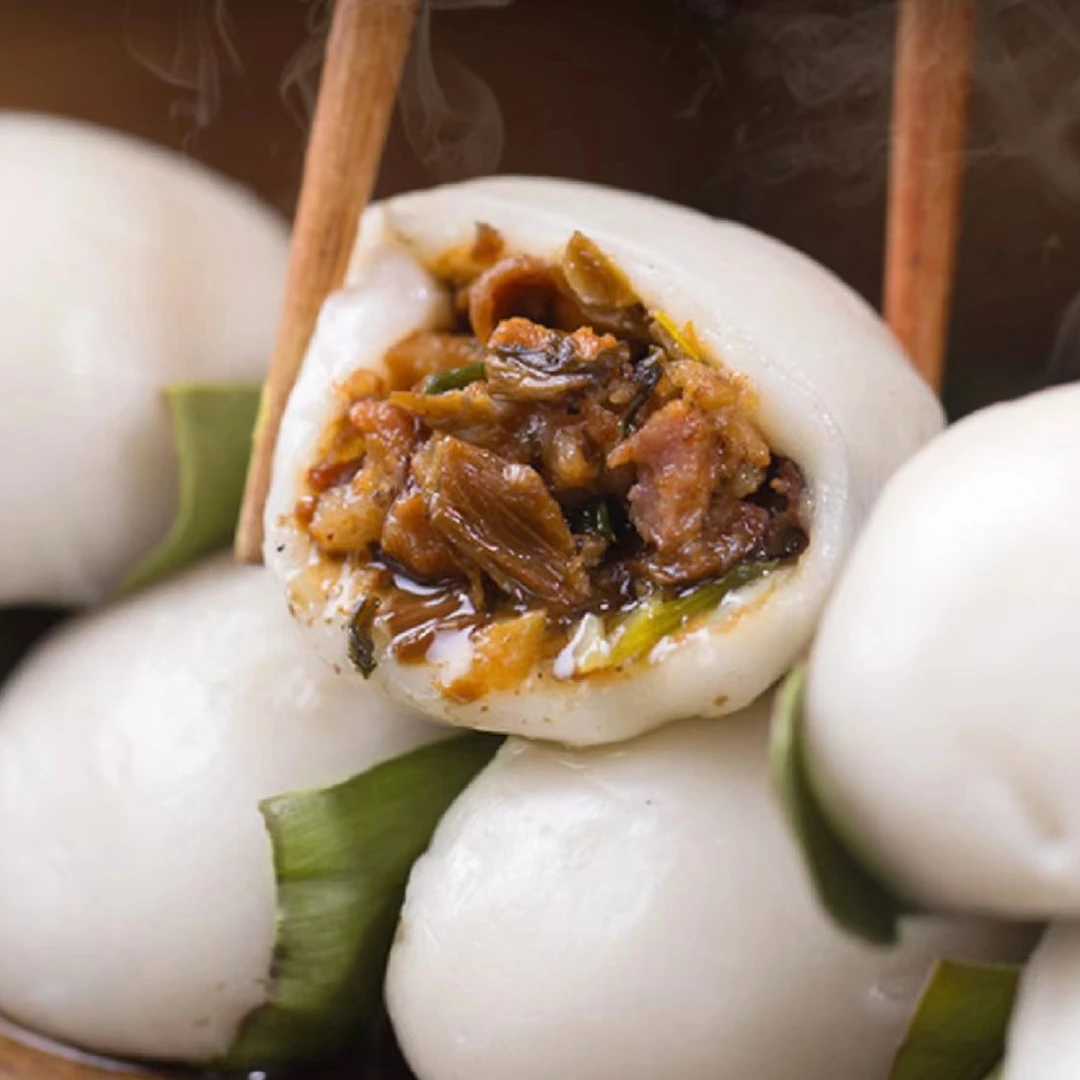 杨队长推荐 四川特产芽菜肉馅叶儿粑猪儿粑鸭儿粑自贡（70g*10个）