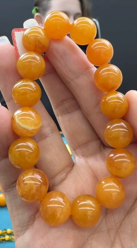 【闪购商品】琥珀手串未镶嵌318秒拍号