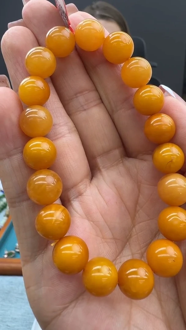 【闪购商品】琥珀手串未镶嵌244秒拍号