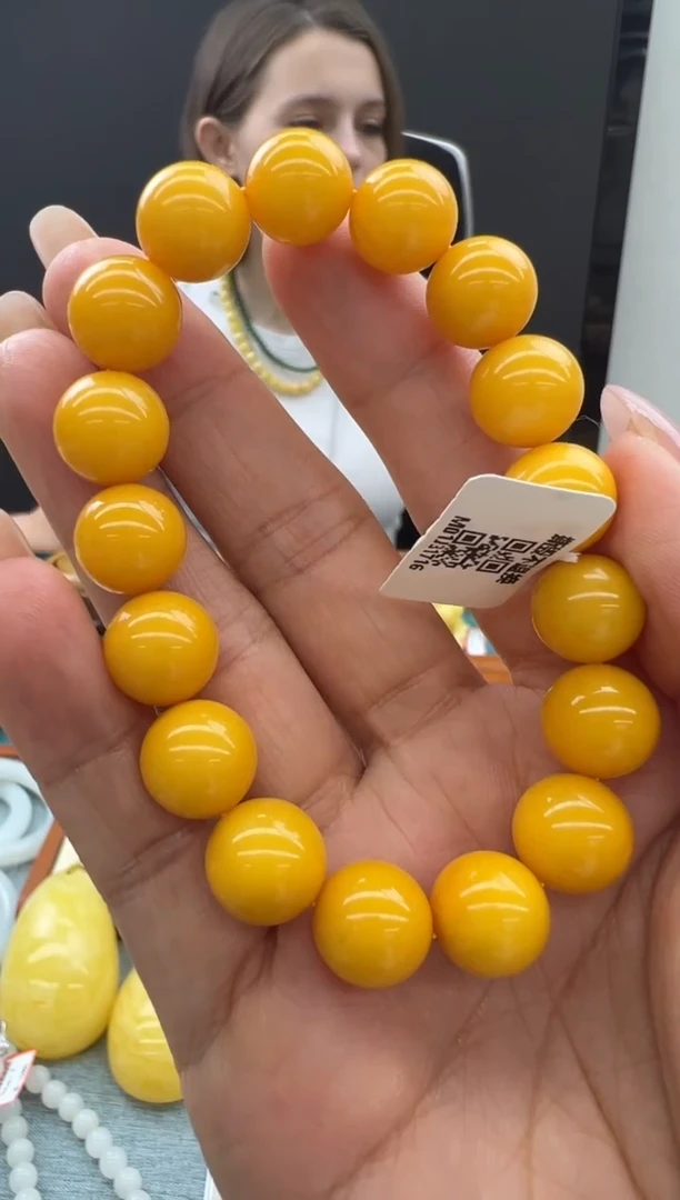 【闪购商品】琥珀手串未镶嵌591秒拍号