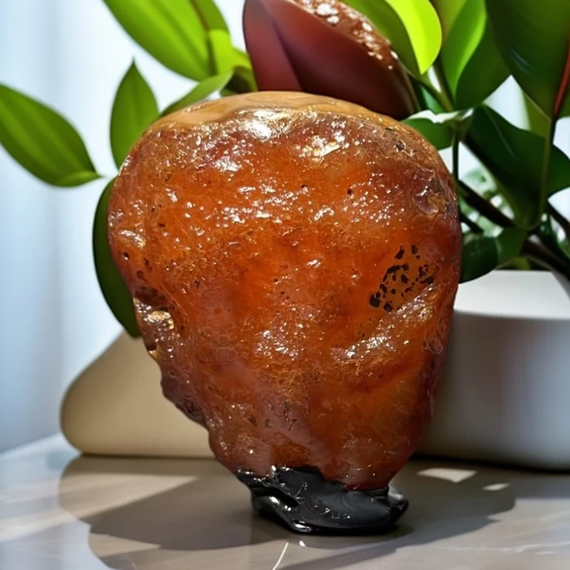 奇石摆件马料原石盆景石手持把玩摆件家居办公室原石摆件精704