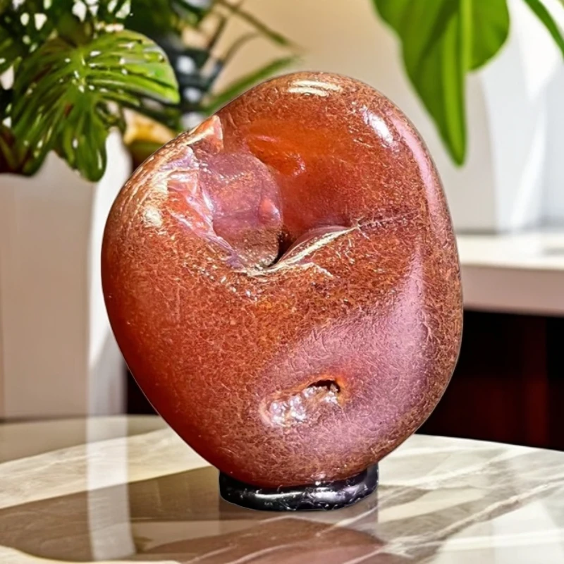 奇石摆件马料原石手持把玩摆件家居办公室原石摆件精品440观景石