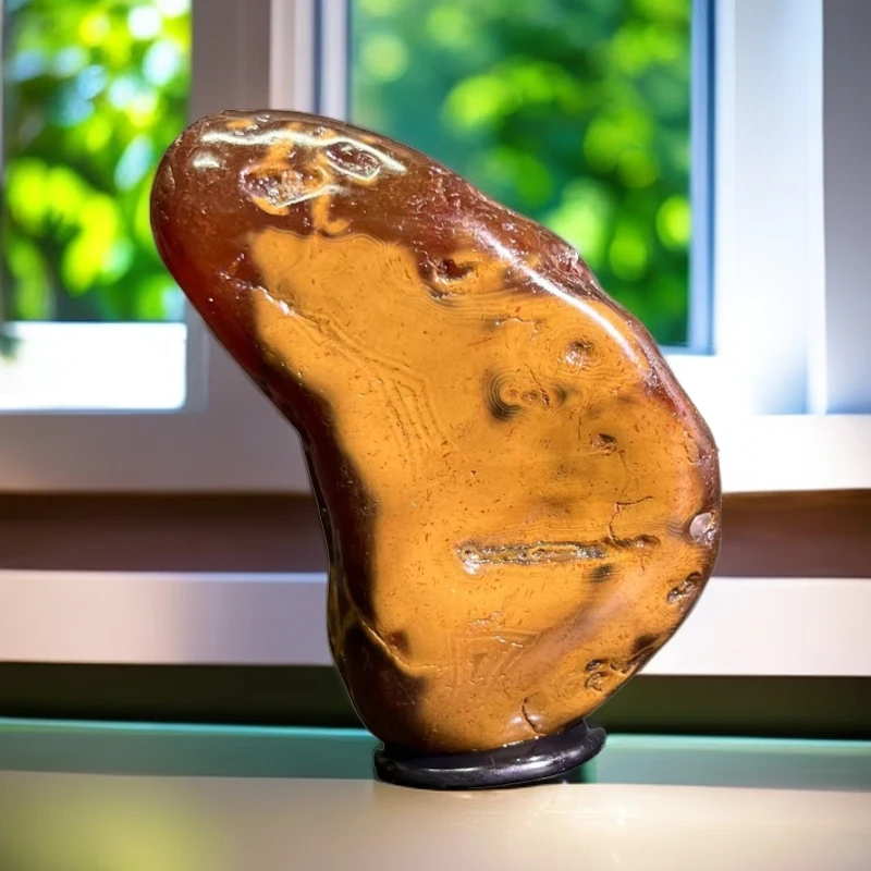 奇石摆件马料原石盆景石手持把玩摆件家居办公室原石摆件精品405